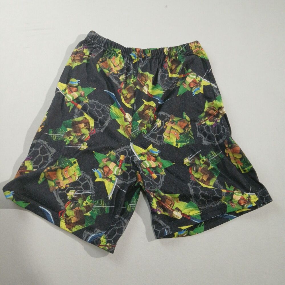 BOYS SIZE L (10/12) ) NICKELODEON TEENAGE MUTANT NINJA TURTLES SLEEP SHORTS Soft